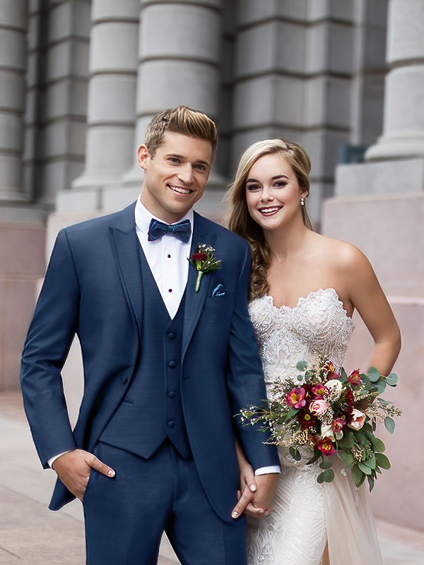 Wedding tuxedo and suit rentals.